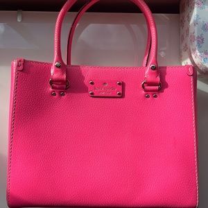 Kate Spade Wellesley Quinn Satchel- hot pink